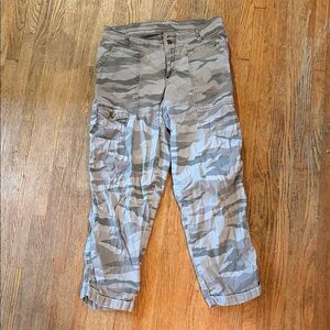 Camouflage Cargo Capris